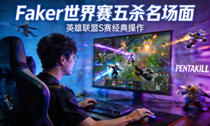 Faker英雄联盟世界赛五杀精彩操作回放视频封面